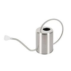 Stainless Steel Silver Colored Watering Can 1/2 Gallon Long Spout Watering Po…