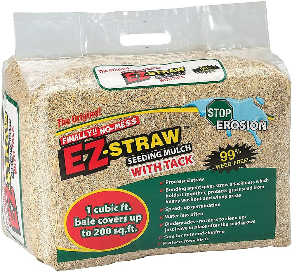 EZ-Straw Seeding Mulch With Tack 11 lb