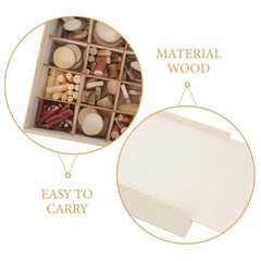Handmade Decorative Wood Chips Circles Craft for Crafts Crafted Art