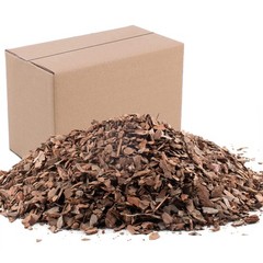 3qt Organic Orchid Potting Bark -Natural Mulch for Potted Plants, 3qt, Small