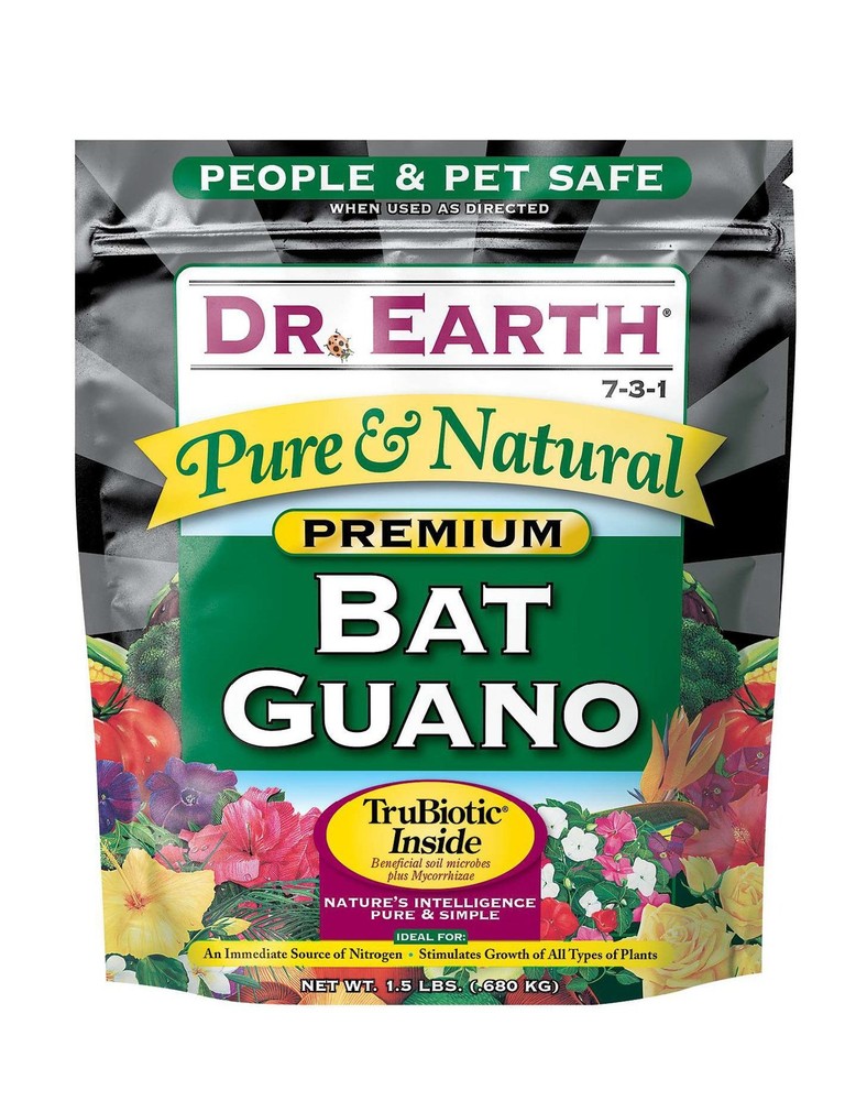 Dr. Earth Pure & Natural Bat Guano 1.5 lb No Size, Color