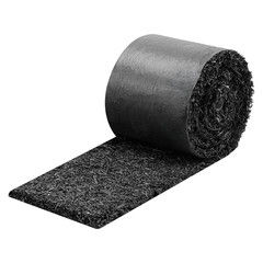 2 Rolls Rubber Mulch Edging 140×4.5in 0.5in Thick Garden Border