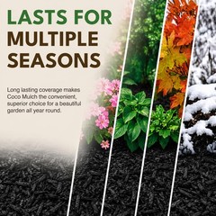 PlantBest Coco Mulch Compressed Block 9.1 Lb Expands 64 Quarts And Up 17.5 Sq.