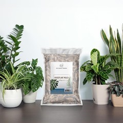 Houseplant Mulch (8 Quarts) – Small Bark Wood Chips for Indoor, Patio, Potted Pl