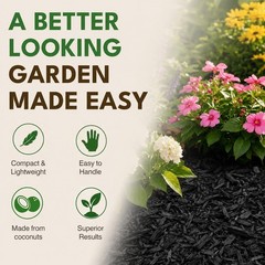 PlantBest Coco Mulch Compressed Block 9.1 Lb Expands 64 Quarts And Up 17.5 Sq.