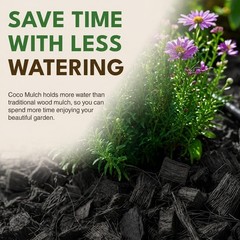 PlantBest Coco Mulch Compressed Block 9.1 Lb Expands 64 Quarts And Up 17.5 Sq.