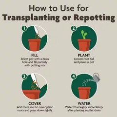 Organic Indoor Potting Mix 8 qt. Soil Protects Against Over/Under Watering, for