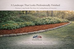 Long Needle Pine Straw Mulch 240 Sqft Coverage 1 Set Premium USA Harvested