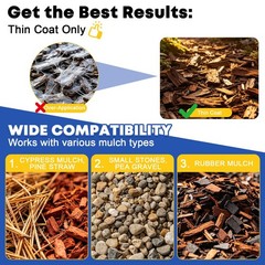 Yijiare Mulch Glue 2 – To Use Rock Glue For – Pet Fast-Dry No – For