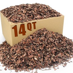 14qt Organic Orchid Potting Bark -Natural Mulch for Potted 14qt, Small
