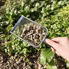 Soil Sifter for Gardening Pack of 2, Dirt Sifter Compost Sifter with