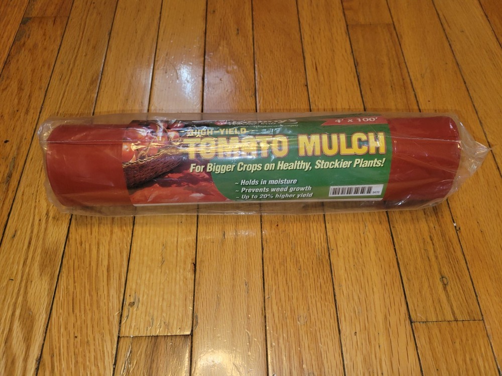 Johnny’s Selected Seeds SRM Red Mulch Film – 4′ x 100′ Roll NEW