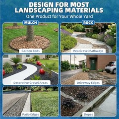 Mulch Glue, 2Gallon Rock Glue for Landscaping Strong 2 Gallon Mulch Glue