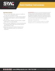 SRW Products Mulch Stabilizer