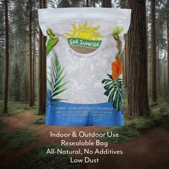 Natural Cedar Shavings Mulch / Bedding (8QT); Indoor / Outdoor Garden Pet Use