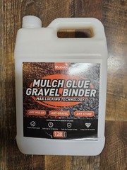 Shabebe Mulch Glue for Landscaping, 1 Gallon Gravel Binder