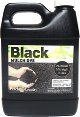 Versatile Midnight Black Mulch Colorant Quart – Safe for Wood and Rubber Mulch