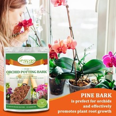 Legigo 10 Quarts Organic Orchid Potting Bark- All Natural Orchid Bark Potting