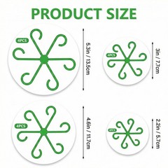 Opasyo 16PCS Plant Stem Support for Indoor Plants, Climbing Houseplant Stem S…