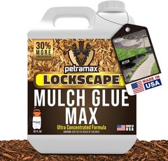 Mulch Glue for Landscaping Rocks Max Concentrate Weed Barrier Pea Gravel Binder