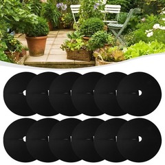 Tree Mulch Rings with Garden Stakes Premium Protection for Plants 12pcs/Pack