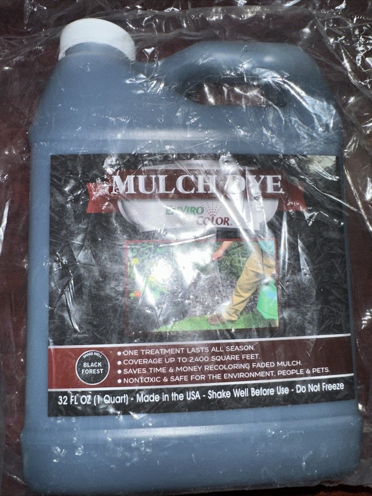 ”NEW” EnviroColor BF0032 851612002018 2,400 Sq. Ft. Black Forest Mulch Color