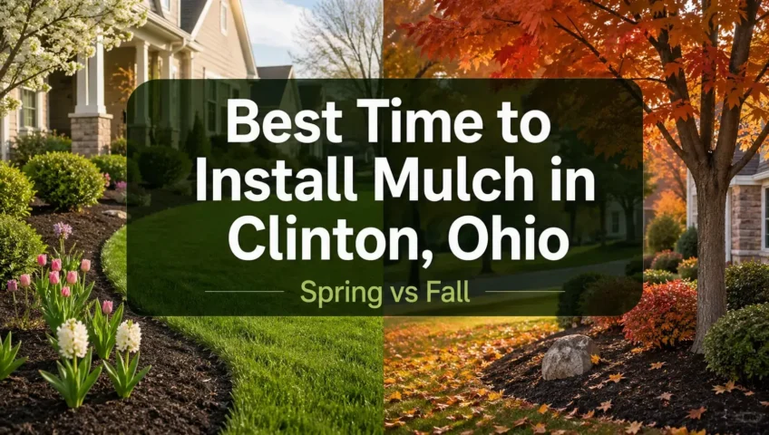 Best Time to Install Mulch in Clinton