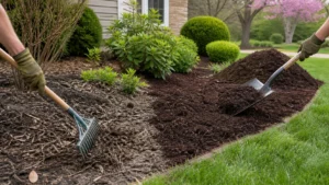 /should you remove-old mulch-before adding new-mulch